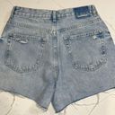 Bershka High Waist Distressed Shorts Photo 1