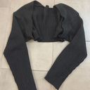 SheIn Cropped Black Cardigan Photo 2