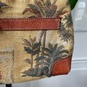 Tommy Bahama Vintage 90s Y2K  Palm Tree Tapestry Baguette Bag Purse Photo 3