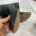 Justin Boots  Black leather Roper Size 6.5B vintage Photo 6