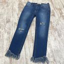 Free People  Great Heights Distressed Fray Skinny Jeans Size 25 Photo 7