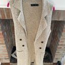 Love Tree  Tan Colored Long Line Cardigan Vest size Small Photo 3