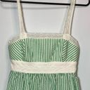 Jodi Kristopher  Women's Striped Tie Waist Sleeveless Mini Dress Green Size 5 Photo 3