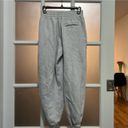 Alexander Wang 100% Authentic  Jogger Sweatpants Track Pants Grey White High Rise Photo 5