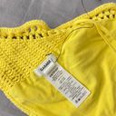 Garage Yellow Crochet Halter Bikini Top Photo 3