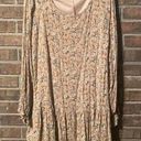 Peach Love California Super cute floral long sleeved tunic Photo 0