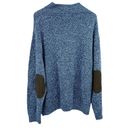 CHAPS Vintage  Ralph Lauren Oversized Heathered Henley Sweater Boue Size 3X Photo 2