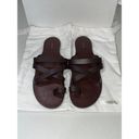 The Row  Kris Leather Sandals in Espresso Brown 41 With Box Womens Slides Photo 4