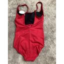 Gottex New.  red ruched swimsuit. Size 12. Retails $168 Photo 4