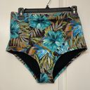 Urban Outfitters Under the Sun  High Waist Tropical Ruched VNeck Tankini Swimsuit Photo 5