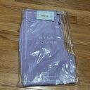 Hill House New  The Claire Pant Lavender Stretch Cotton Size Medium Photo 2