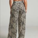 Showpo NWT  Meshia Wide Leg Trouser in Beige Zebra Photo 4