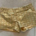 Banana Republic  NWOT Gold/Yellow Metallic Shorts Photo 0