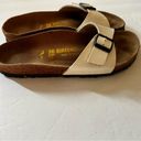 Birkenstocks Madrid White Single Strap Sandals Women’s Size 36, 5-5.5 US Photo 4