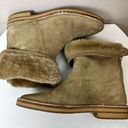 Jimmy Choo  Womens Tan Suede Shearling Lined Ankle Boots Size 37 US 6.5-7 Photo 5