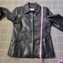 Liz Claiborne Vtg 90s  Leather Jacket Photo 3