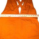 Sincerely Jules Size XL Orange Backless Jumpsuit Concert Festival Vacation Beach Photo 12