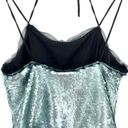 Mango  Womens Mermaid Sequined Pailette Halter Tank Top New Photo 7