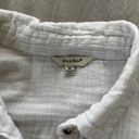 White Textured Button Up Shirt Size XL Photo 1