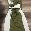 green and white strapless dress Size XS Photo 0