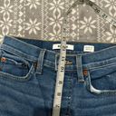 RE/DONE 90s Ultra High-Rise Ankle Crop Skinny Jeans Medium Worn Wash Size 25 Photo 10