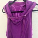 Lululemon  Flashback Halter Tank Vest Hoodie Potion Purple / Whisper Size 10 Photo 2