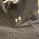 Under Armour  Size Medium Black Quarter Zip Mock Neck Long Sleeve Athletic Photo 5