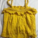 indigo. Rocks & Ruffle Layered Yellow Top Photo 0