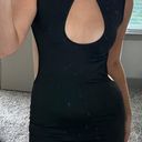 Black Cut Out Mini Dress Photo 5