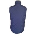 Krass&co G.H.Bass & . dark blue women's XS sleeveless puffer collared zip up vest Photo 3