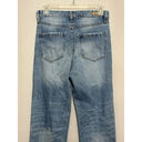 BLANK NYC  Womens The Baxter Straight Leg Jeans Blue Distressed Pockets 25 New Photo 4