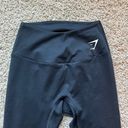 Gymshark Training Leggings Tights Black 7/8 Cropped Photo 2