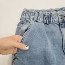 Simple Society  Womens Size 5 / 27 Paper Bag Light Wash Denim Blue Jeans Stretchy Photo 4