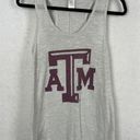 Chicka-d Texas A&M Women’s Collegiate Sparkle Racer Back Tee Sheer Knit Size XL Photo 0