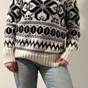 Ralph Lauren  Classic Fair Isle Knit Sweater in Cream/Black. Sz Medium Photo 2