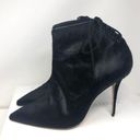 Manolo Blahnik black calf hair pointed booties, size 40, NWOT Photo 11