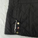 Miami  Black Quilted Sherpa Lined Vest Photo 7