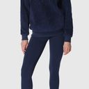 Sweaty Betty NWT  Faux Shearling Quarter Zip Pullover Photo 3