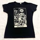 Tultex The Death Tarot Card Psychic Occult Metaphysical T-Shirt Size Large Photo 0