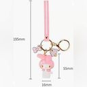 Sanrio My Melody Kawaii  Keychain Photo 1