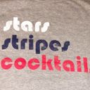 Grayson Threads  Grey Stars Stripes Cocktails T-shirt Size XS Photo 4