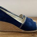 Jack Rogers  Navy Suede Palmer Wedge Photo 4