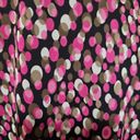 Jones Wear  Pink/Brown Polka Dot Sleeveless Dress Size 10 Photo 5