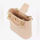 Salvatore Ferragamo  Gancino Leather Top-Handle Bag, Blush Pink UNIQUE! Sold Out Photo 4