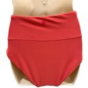 Only CALIA Women's High Waisted Shirred V Front Swim Bottoms  guava pink Photo 9