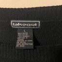 Takout 90’s Y2k Crop Top Lightweight Sweater Large Photo 2