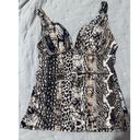 Bleu Rod Beattie New.  animal print tankini top. Size 8. Retails $91. Photo 5