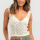 City Beach Lace Top White Size M Photo 0