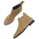 Jack Rogers  Pippa Suede Chelsea Boot Oak Leather Pull-On Bootie Women’s Size 9 Photo 3