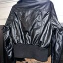 Juicy Couture Juicy 2 Faux Leather Crop Moto Jacket GUC Photo 4